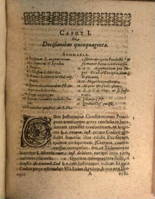 Johannis Strauchii, J.U.D. & in Academia Jenensi Antecessoris, ad Quinquaginta Decisiones Justiniani Exercitationes Academicae
