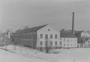 Kofferfabrik Neukirch : Neukirch/Lausitz. Lausitzer Koffer- und Lederwarenfabrik. Winteraufnahme
