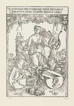 Ehewappen des Christoph Scheurl und der Helena Tucher (Die Wappen der Scheurl und Tucher)