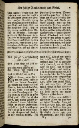 Um heilige Vorbereitung zum Gebet. - Abendsegen eines Kranken.