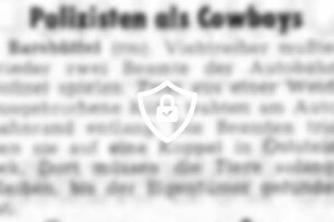 Polizisten als Cowboys
