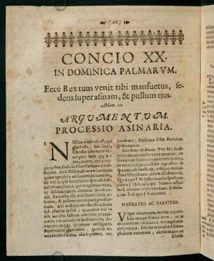 168-176, Concio XX. in dominica palmarum