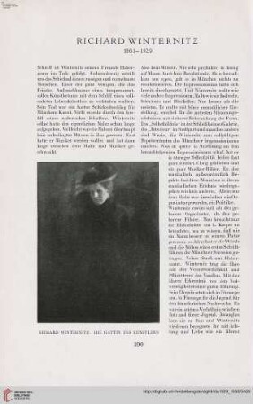 45: Richard Winternitz 1861-1929