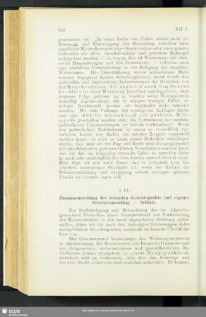 § 14. Zusammenstellung der leitenden Gesichtspunkte und eigener Gesetzesvorschläge. - Schluss