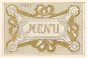 Menükarte : Menü, Langham Hotel