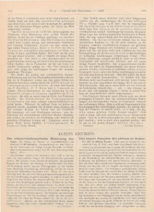 115-118 Kleine Kritiken