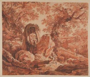 Götterbild im Walde