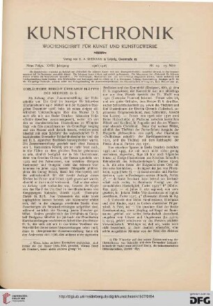 Heft 19 (15. März 1907)