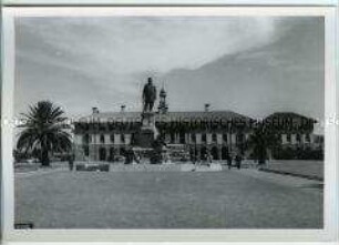 Paul Krüger Denkmal vor der Pretoria Railway Station, Pretoria, Südafrika