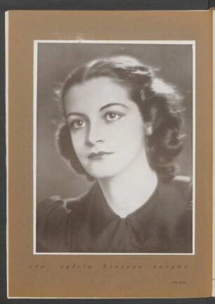 [Fotografía de] Sta. Sylvia Herrera Vargas