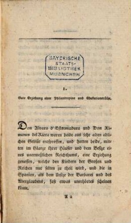 Alvaro und Ximenes : ein Spanischer Roman