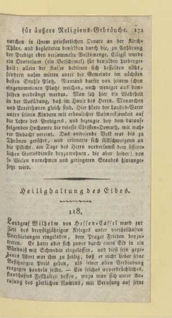 Heilighaltung des Eides