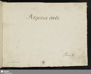 Regina caeli - Mus.4657-E-10 : V (4), Coro, orch; D