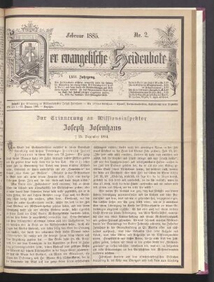 Februar 1885. Nr. 2