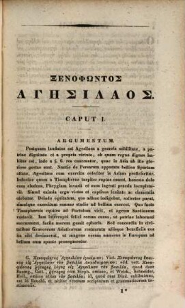 Xenophontis Opera omnia, 4,2. Continens Xenophontis Agesilaum