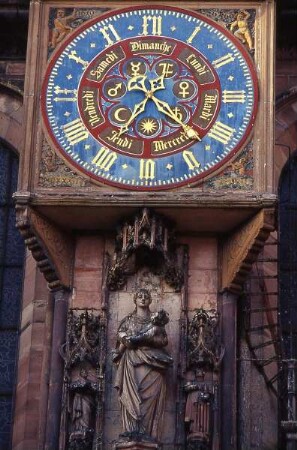 Strasburg - Baudetail am Münster : Baudetail am Münster in Strasburg, aufgenommen ca. 2001