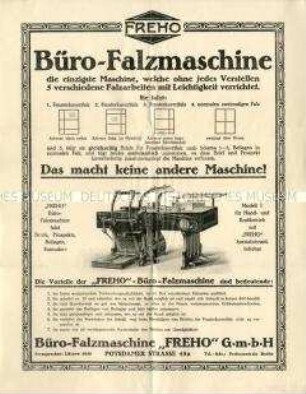 Büro-Falzmaschine