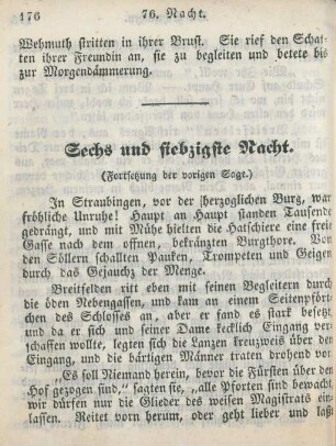 Sechs und siebzigste Nacht