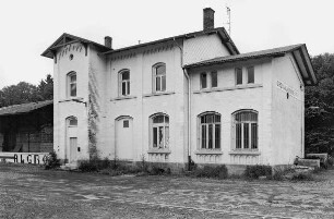 ehem. Bahnhof Großalmerode-West; Großalmerode, Bahnhofstraße 27
