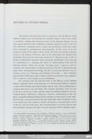 Historical Controversies