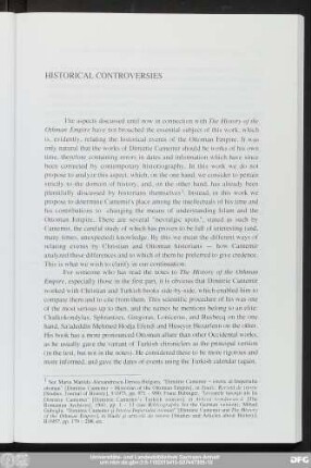 Historical Controversies