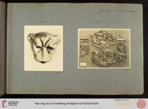 Band 4: Tutankhamun tomb photographs: a photographic record in 5 albums containing 490 original photographic prints ; representing the excavations of the tomb of Tutankhamun and its contents