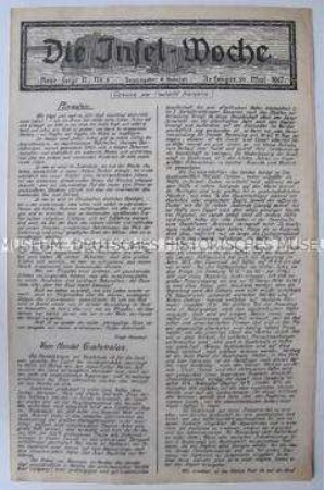 Lagerzeitung aus einem französischen Kriegsgefangenen-Lager