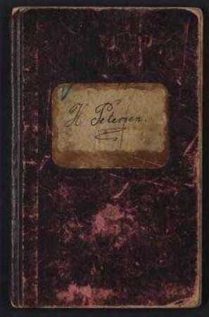 Hermann Detlef Phil. Petersen - Deutsches Reich Seefahrtsbuch Nr. 1042