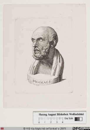 Bildnis Diogenes von Sinope