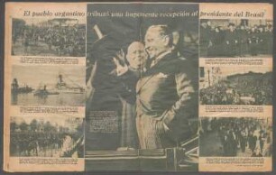 El pueblo argentino tributó una imponente recepción al presidente del Brasil [Fotografías]