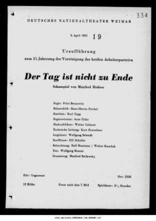 Der Tag ist nicht zu Ende