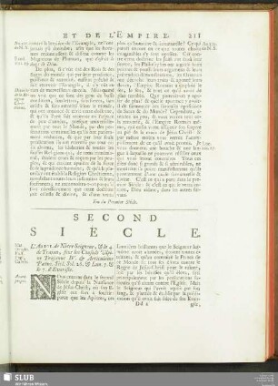 Second Siécle