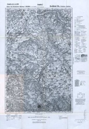 Reichskarte: Großblatt 94a Erkelenz-Aachen
