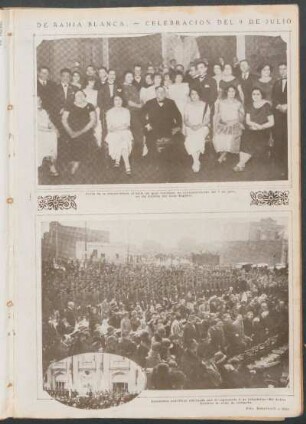 De Bahia Blanca. - Celebración del 9 de Julio