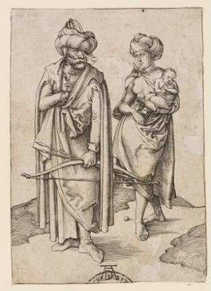 Der Orientale und sein Weib (Die türkische Familie)