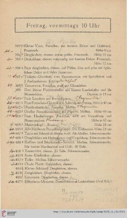 Freitag, vormittags 10 Uhr (Nr. 393-623)