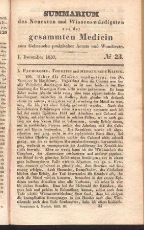 1. December 1837. No 23.