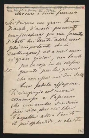 Brief an Ferruccio Busoni : September 1884