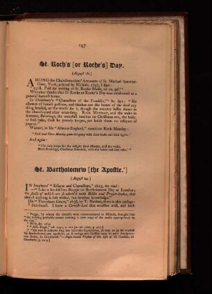St. Roch´s Day.