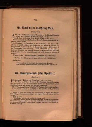 St. Roch´s Day.