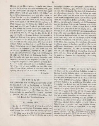 22-24 Bemerkungen über die Geschichte und die richtige Formulirung sowohl des Unterschiedes als der Vereinigung der Lutherischen und Reformirten Kirche etc.