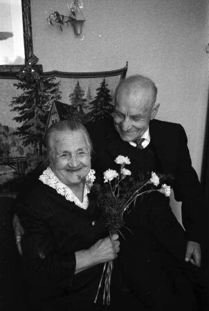 Diamanthochzeit von Martin und Rosalie Löffelmann aus Grünwinkel.
