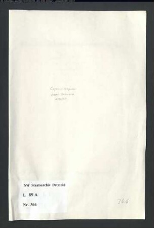 Gogerichtsregister Stadt Detmold (Bruchstücke)