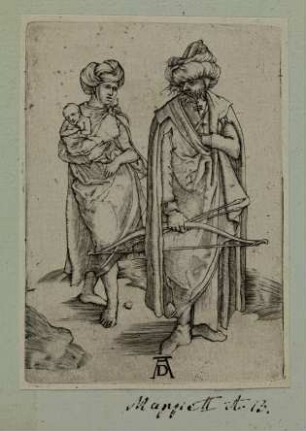 Der Orientale und sein Weib (Die Türkenfamilie)