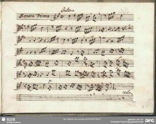 Sonata 1, D-Dur