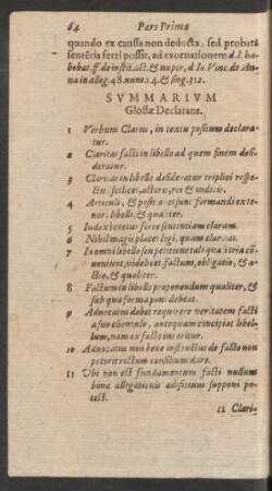 Summarium Glossae Declarans.