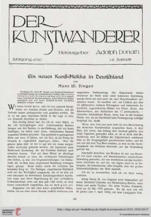 1: Ein neues Kunst-Mekka in Deutschland