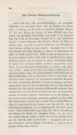 60-62 Eine seltsame Glaubensbefestigung