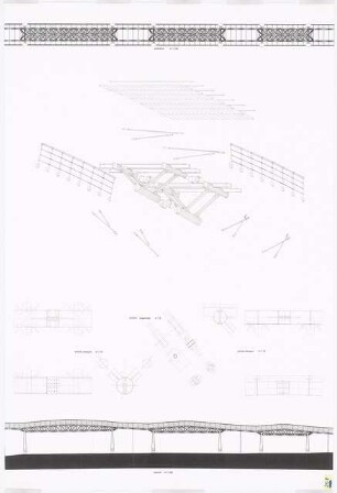 Brücken über die Zäsuren in der Landschaft schlagen. Gestaltung des Eingangsbereichs zum Erholungspark Arkenberge, Berlin-Pankow Schinkelwettbewerb 1999: Ansicht 1:100, Details 1:10, 1:5