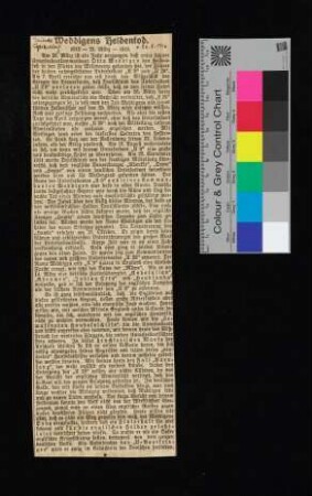 Weddigend Heldentod - 1915 - 25. März - 1916